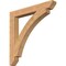 Ekena Millwork Thorton Slat Smooth Bracket, Western Red Cedar, 5 1/2"W x 46"D x 46"H BKT06X46X46THR06SWR - alternate 1